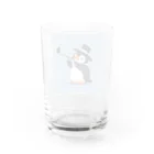 ganeshaのおもちゃの望遠鏡でかわいいペンギンに会おう Water Glass :back