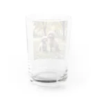 sol_95の仲良しプードルズ Water Glass :back