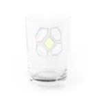 令和のくまさんのHeard Flower Water Glass :back