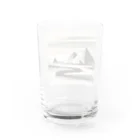 Hey和のピラミッド　世界遺産　日本風 Water Glass :back