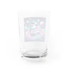 tkm-1103の宇宙ネコグッズ Water Glass :back