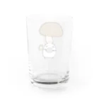 うさやのシイタケに侵食されるパンダ Water Glass :back