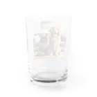 GDWEEDの犬と猫 Water Glass :back