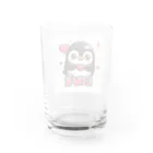 まんじゅ王国のペンギンのかわいらしさ全開！ Water Glass :back