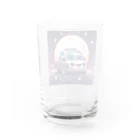キャラクターズの可愛い車キャラクター Water Glass :back