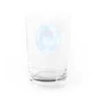aqua_bioの太陰大極イルカの宝石 Water Glass :back