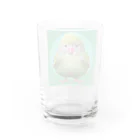 ３の字屋のカカポグッズ Water Glass :back