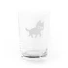 宇野のお店の黒猫ちゃん Water Glass :back