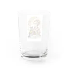 RoseTarot888Shopの着物女性とチワワ Water Glass :back