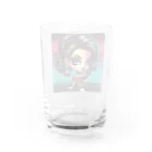 RoseTarot888Shopのtokyo night club Girl Water Glass :back