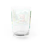 りおりるんの小熊 Water Glass :back