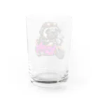 ふんわか ぷにゅのラブリーパグ Water Glass :back