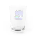 HirockDesignJapanのパチンコ、パチスロTシャツ＠青７図柄 Water Glass :back