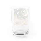 nico251の光り輝く金色の夜 Water Glass :back