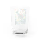 AQUAMETAVERSEの恐竜とジヤングル探検　なでしこ1478 Water Glass :back