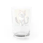 manaco-のふたまた猫ちゃん グラス反対面