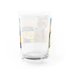 ADOの大富豪の猫 Water Glass :back