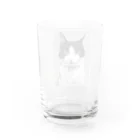 kinako-japanのハチワレ　凪ちゃん Water Glass :back