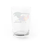 しもべ(鶏勉強中)のいっけなーい遅刻遅刻ー！地鶏 Water Glass :back