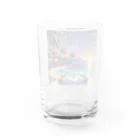 Paradise ExploreのMoonlit Palm Haven Water Glass :back