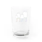 chika_shirakawaの謎のメジェド様ファミリー Water Glass :back