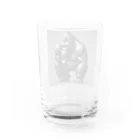 himajinseijin01のピクセルアート THE・ゴリラ Water Glass :back