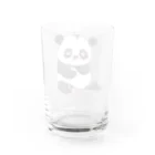 Narisukeのかわいいパンダさん Water Glass :back