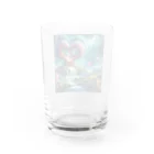 癒しの部屋の神秘的なハート Water Glass :back