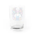 shiro_cafeの近未来美容師 Water Glass :back