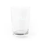 めいちゃんのLUNAロゴ Water Glass :back