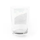 1000のモノクロ_丘 Water Glass :back