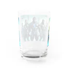 Animal_hero-457_AsukaYamamotoの未来のヒーローに変身したゴリラ Water Glass :back