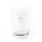 食品雑貨屋ぽんじのbad naosuke (single-sided ver.) Water Glass :back