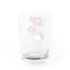 綾錦工房 りこりすの三味線 -雪月花- 【椿】 Water Glass :back