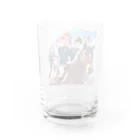 SWQAの馬で通学する仲間たち Water Glass :back