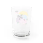 るんるんshopのあじさい Water Glass :back