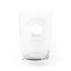 kajiinorikoのおとぼけねこ(モノクロ) Water Glass :back