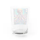 クロネコ屋のディスコタコ Water Glass :back