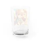 akipoyoのレオとルカ💛 Water Glass :back