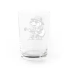 age3mのブルースドッグ Water Glass :back