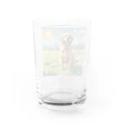 AI副業屋のショウのドット絵のゴールデンレトリバー Water Glass :back