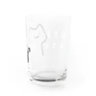 すPのお水飲んどこうかなってなるすぴねこグラス Water Glass :back