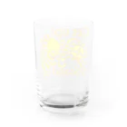 『NG （Niche・Gate）』ニッチゲート-- IN SUZURIのGet up! Stand up!（黄色） Water Glass :back