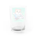 statham2865のシュートをする猫 Water Glass :back