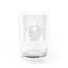 Kobayashi Kayoのランウェイを歩くモデル猫 Water Glass :back