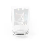 rurifuのゲーミング猫 Water Glass :back