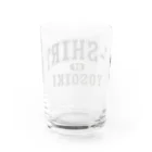 グラフィンのよそいきのTシャツ Water Glass :back