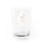 Ellieのボーダーコリーのオシャレライフ Water Glass :back