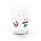 継続支援プラスタのパンダくんとボール遊び Water Glass :back