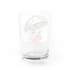 bona fideの開運招き猫　みこ Water Glass :back